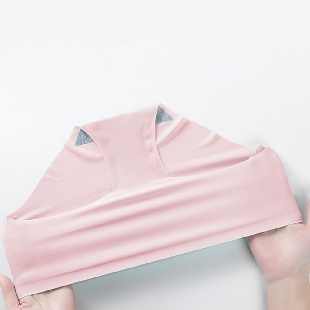 bundle of 2 Pink Icy Silk Seamless Briefs And Beige Icy Silk Seamless Briefs